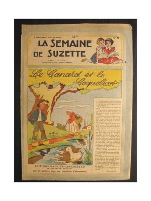 La semaine de Suzette 39e année n°46 (1948) Le canard et le coquelicot