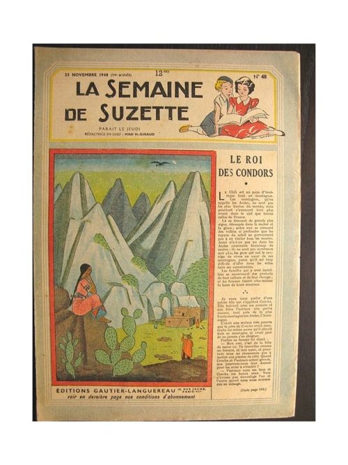 La semaine de Suzette 39e année n°48 (1948) Le roi des condors