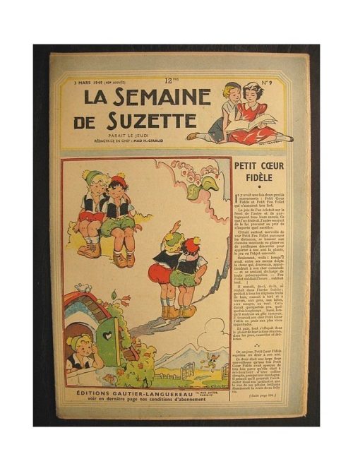 La semaine de Suzette 40e année n°9 (1949) Petit cœur fidèle