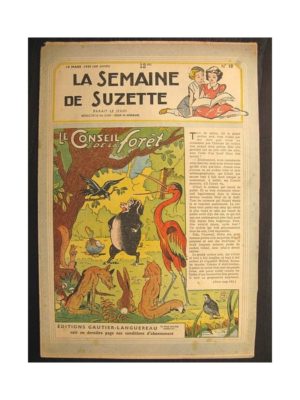 La semaine de Suzette 40e année n°10 (1949) Le Conseil de la forêt