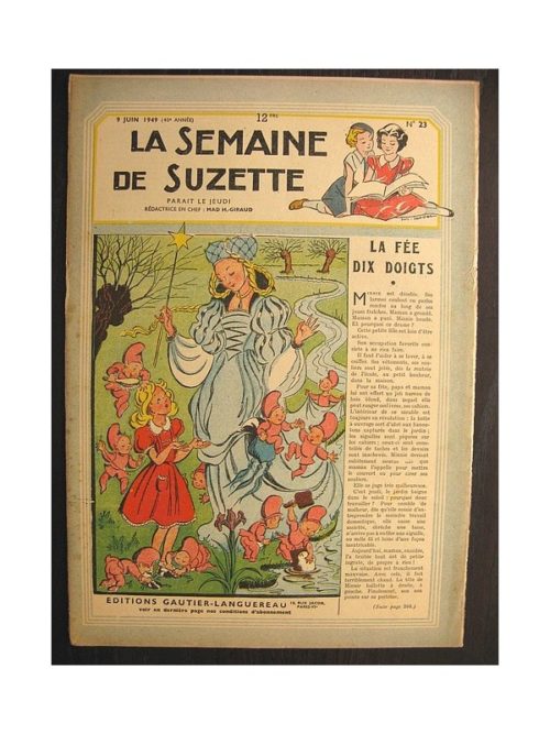 La semaine de Suzette 40e année n°23 (1949) La fée dix doigts (Bleuette)