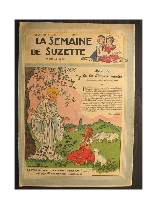La semaine de Suzette 40e année n°32 (1949) Le conte de la bergère muette