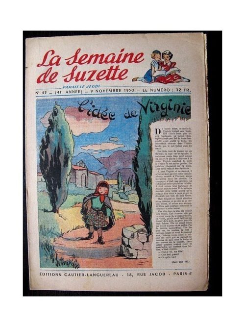 LA SEMAINE DE SUZETTE 41e ANNEE (1950) n°45 L’idée de Virginie