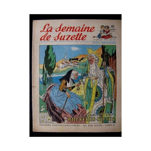 LA SEMAINE DE SUZETTE 42e ANNEE (1951) n°29 La légende des bruyères roses