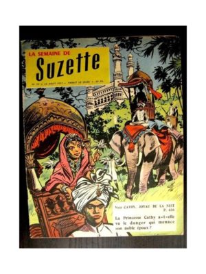 LA SEMAINE DE SUZETTE 48e année (1957) N°39 CATHY JOYAU DE LA NUIT