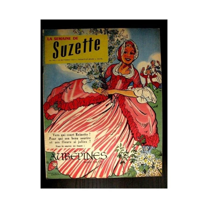LA SEMAINE DE SUZETTE 48e année (1957) N°46 AUBEPINE
