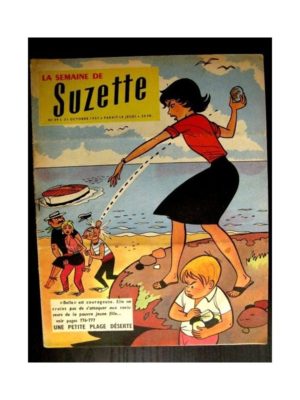 LA SEMAINE DE SUZETTE 48e année (1957) N°49 UNE PETITE PLAGE DESERTE