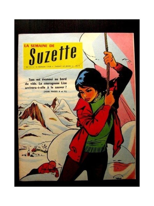 LA SEMAINE DE SUZETTE 49e année (1958) N°11 UN PERILLEUX SAUVETAGE
