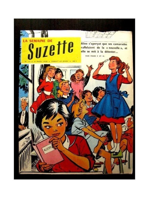 LA SEMAINE DE SUZETTE 49e année (1958) N°15 UNE DETTE D’HONNEUR