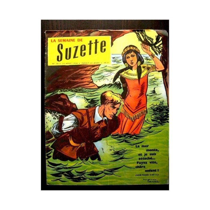 LA SEMAINE DE SUZETTE 49e année (1958) N°38 HELIDOR AUX JOUES DE CUIVRE