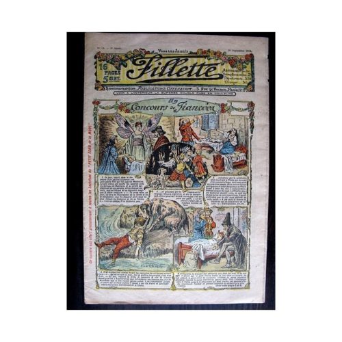 FILLETTE (SPE) 1910 N°50 UN CONCOURS DE FIANCEES (Poupée fillette – Pantalon d’homme)
