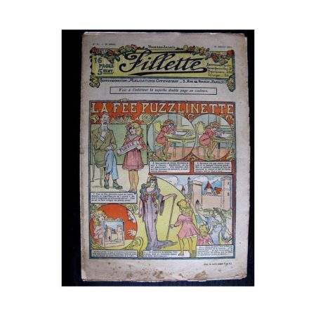 FILLETTE N°67 (26 janvier 1911) LA FEE PUZZLINETTE (Poupée Fillette)