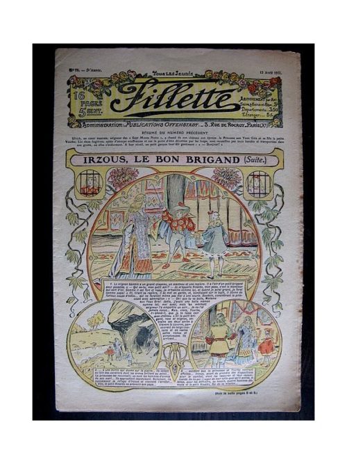 FILLETTE (SPE) 1911 N°78 IRZOUS LE BON BRIGAND (Poupée Fillette – Pèlerine Colette)