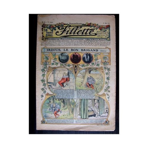 FILLETTE (SPE) 1911 N°82 IRZOUS LE BON BRIGAND (Poupée Fillette – Chemise Empire)