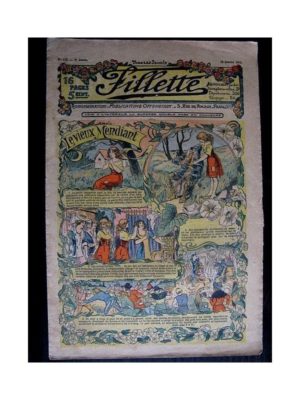 FILLETTE (SPE) 1912 N°118 LE VIEUX MENDIANT (Parure de fourrure – Etole)