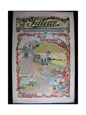 FILLETTE (SPE) 1912 N°131 ALIX L’INSATIABLE (Poupée Fillette – Robe Daisy)