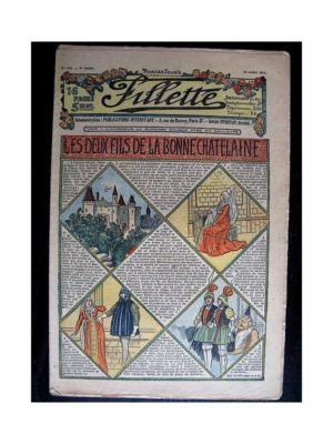 FILLETTE (SPE) 1912 N°144 LES DEUX FILS DE LA BONNE CHATELAINE (Poupée Fillette – Bonnet de nuit)
