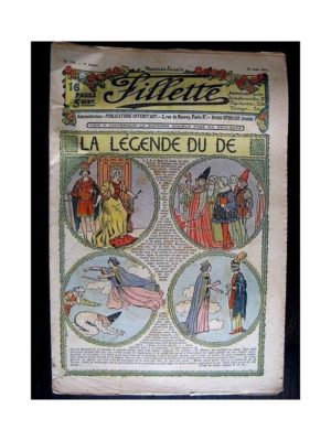 FILLETTE (SPE) 1912 N°150 La légende du dé (Poupée Fillette – Jupon)