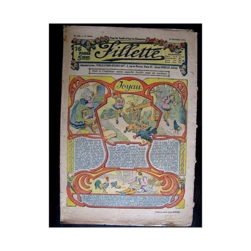 FILLETTE (SPE) 1912 N°180 JOYAU (Poupée Fillette – Fond de corsage)