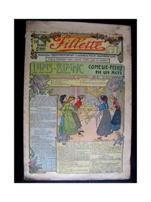 FILLETTE (SPE) 1912 N°181 LILAS BLANC