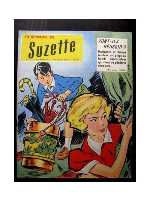 LA SEMAINE DE SUZETTE 48e année N°7 (1957) UN GRAND ARTISTE