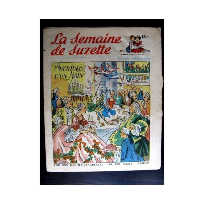 La Semaine de Suzette n°23 (8 mai 1952) AVENTURES D'UN NAIN / COQUIN LE PETIT COCKER