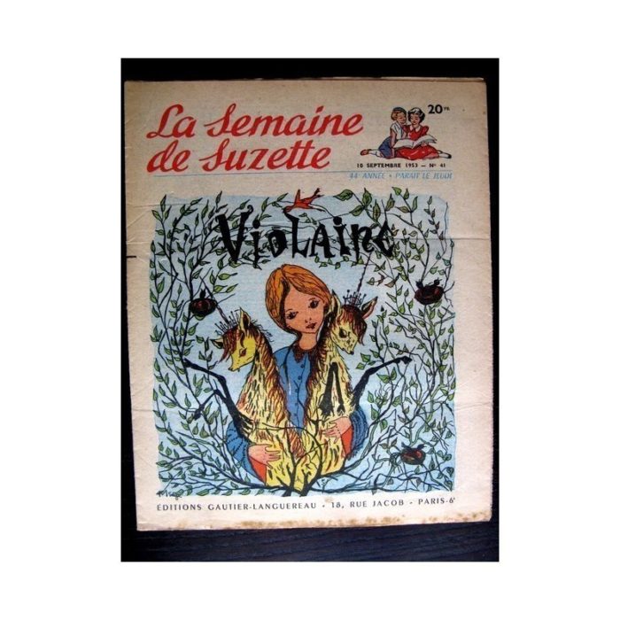 La Semaine de Suzette n°41 (10 septembre 1953) VIOLAINE (Paul de Combret)