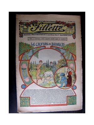 FILLETTE (SPE) 1913 N°240 LE CALVAIRE DE BERANGERE (Tablier brodé)