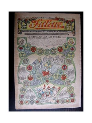 FILLETTE (SPE) 1913 N°285 LE CHEVALIER AU LYS ROUGE (Mode Fillette – Modèles tailleurs et manteaux)