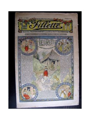 FILLETTE (SPE) 1914 N°296 FLEURETTE (Poupée Friquette – Costume d’Incroyable – 1)