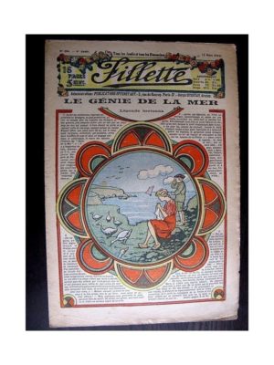 FILLETTE (SPE) 1914 N°306 LE GENIE DE LA MER (légende bretonne) Poupée Fillette – Toilette de comuniante
