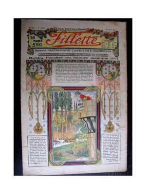 FILLETTE (SPE) 1914 N°311 ROBIN L’ARCHER AU BONNET MAGIQUE (Mode – modèles de corsages et robes)