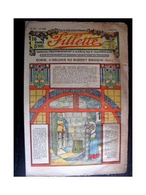 FILLETTE (SPE) 1914 N°313 ROBIN L’ARCHER AU BONNET MAGIQUE (Mode – Modèles de robes)