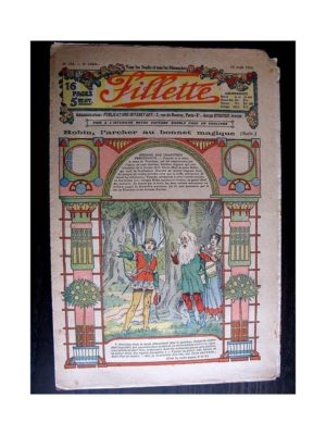 FILLETTE (SPE) 1914 N°315 ROBIN L’ARCHER AU BONNET MAGIQUE (Mode – modèles de robes)