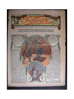 FILLETTE (SPE) 1915 N°367 YVETTE LA FILLE DES ROSEAUX (Mode Fillette – Costumes des Nations alliées)