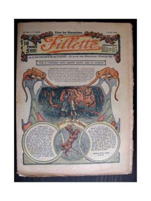 FILLETTE (SPE) 1915 N°369 YVETTE LA FILLE DES ROSEAUX (poupée Fillette – Costume anglais)