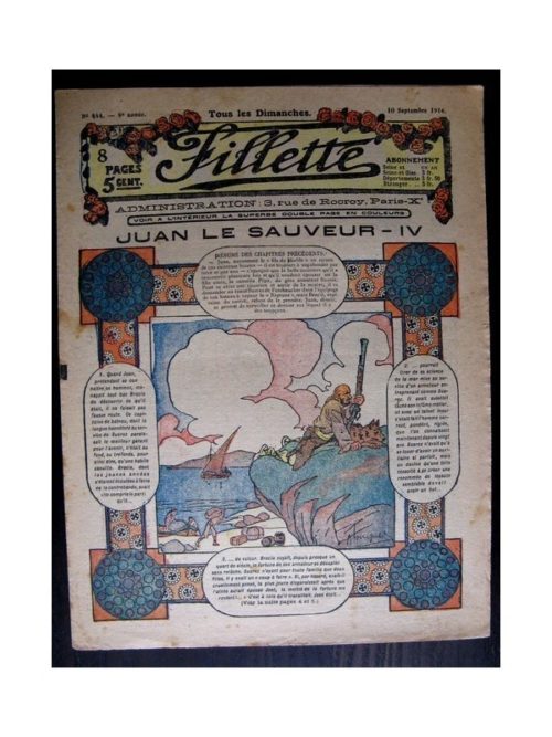 FILLETTE (SPE) 1916 N°444 JUAN LE SAUVEUR – IV