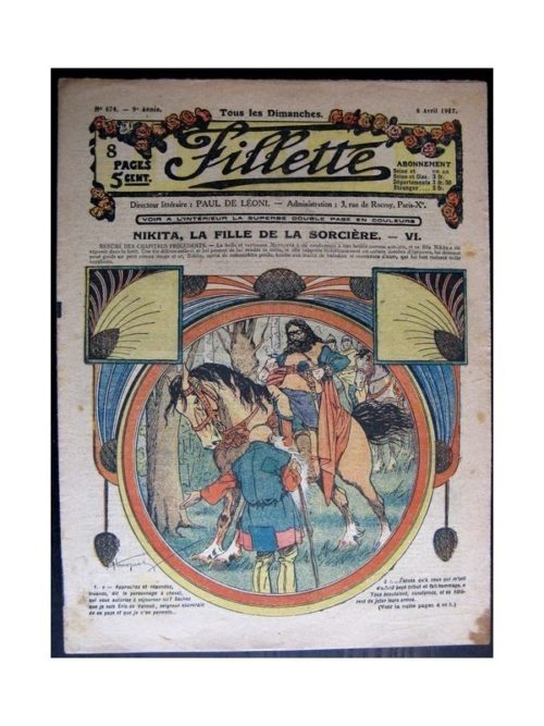 FILLETTE (SPE) 1917 N°474 NIKITA LA FILLE DE LA SORCIERE (6)