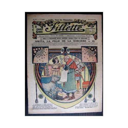 FILLETTE (SPE) 1917 N°477 NIKITA LA FILLE DE LA SORCIERE (9)