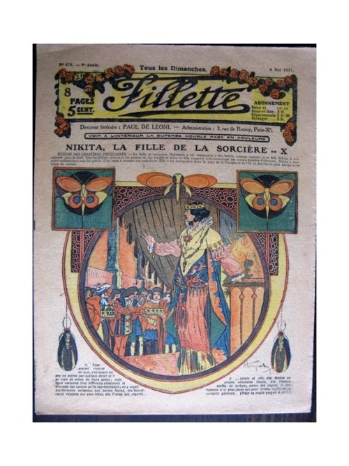 FILLETTE (SPE) 1917 N°478 NIKITA LA FILLE DE LA SORCIERE (10)