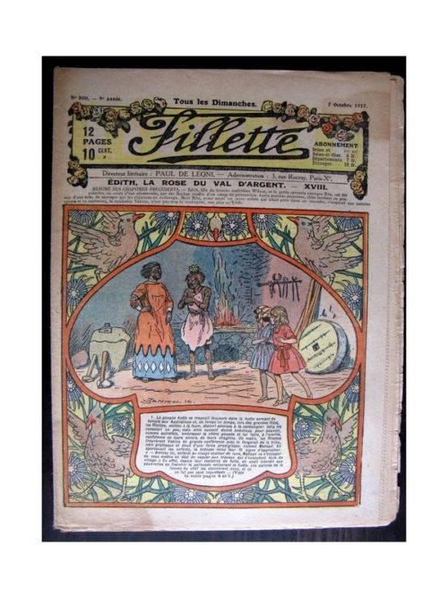 FILLETTE (SPE) 1917 N°500 EDITH LA ROSE DU VAL D’ARGENT (18)