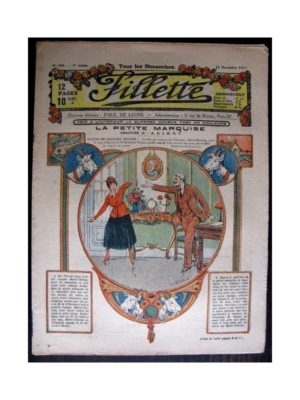 FILLETTE (SPE) 1917 N°505 LA PETITE MARQUISE (2) A,E,I,O,U,Y