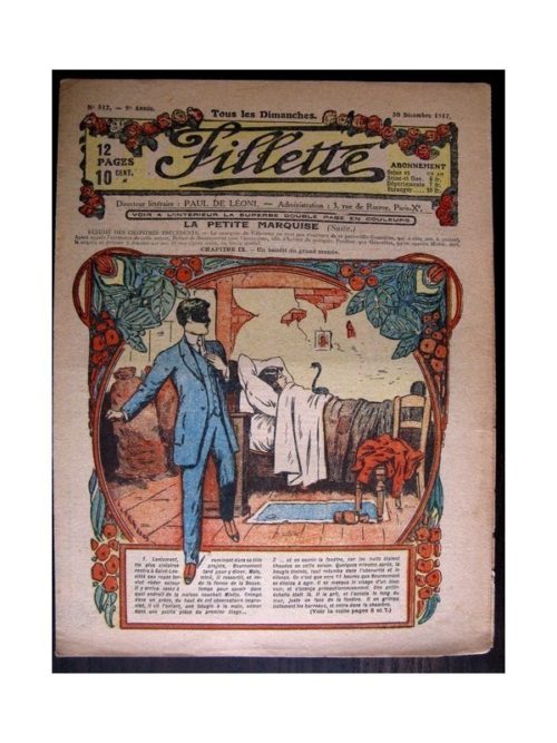 FILLETTE (SPE) 1917 N°512 LA PETITE MARQUISE (9) UN BANDIT DU GRAND MONDE