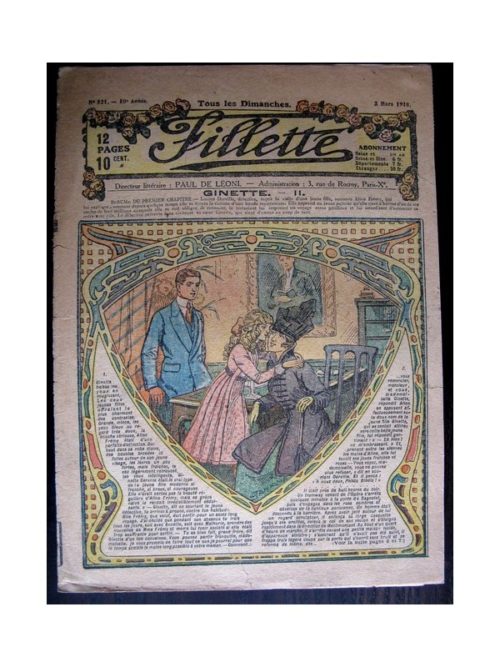 FILLETTE (SPE) 1918 N°521 GINETTE (2)