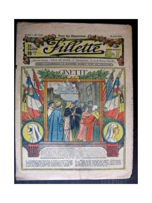 FILLETTE (SPE) 1918 N°545 GINETTE (26)