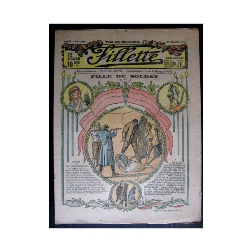 FILLETTE (SPE) 1918 N°551 FILLE DE SOLDAT (6)