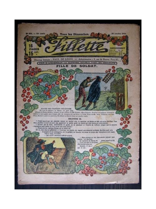 FILLETTE (SPE) 1918 N°554 FILLE DE SOLDAT (9)