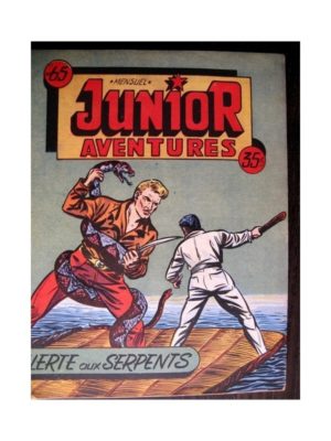 JUNIOR AVENTURES N°65 ALERTE AUX SERPENTS (Editions des Remparts 1956)
