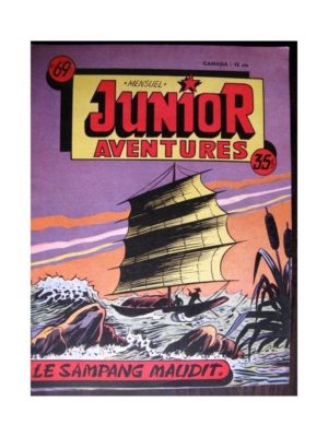 JUNIOR AVENTURES N°69 LE SAMPANG MAUDIT (Editions des Remparts 1956)
