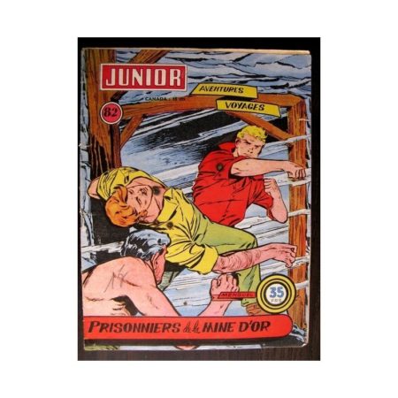 JUNIOR AVENTURES N°82 PRISONNIERS DE LA MINE D'OR (Editions des Remparts 1957)